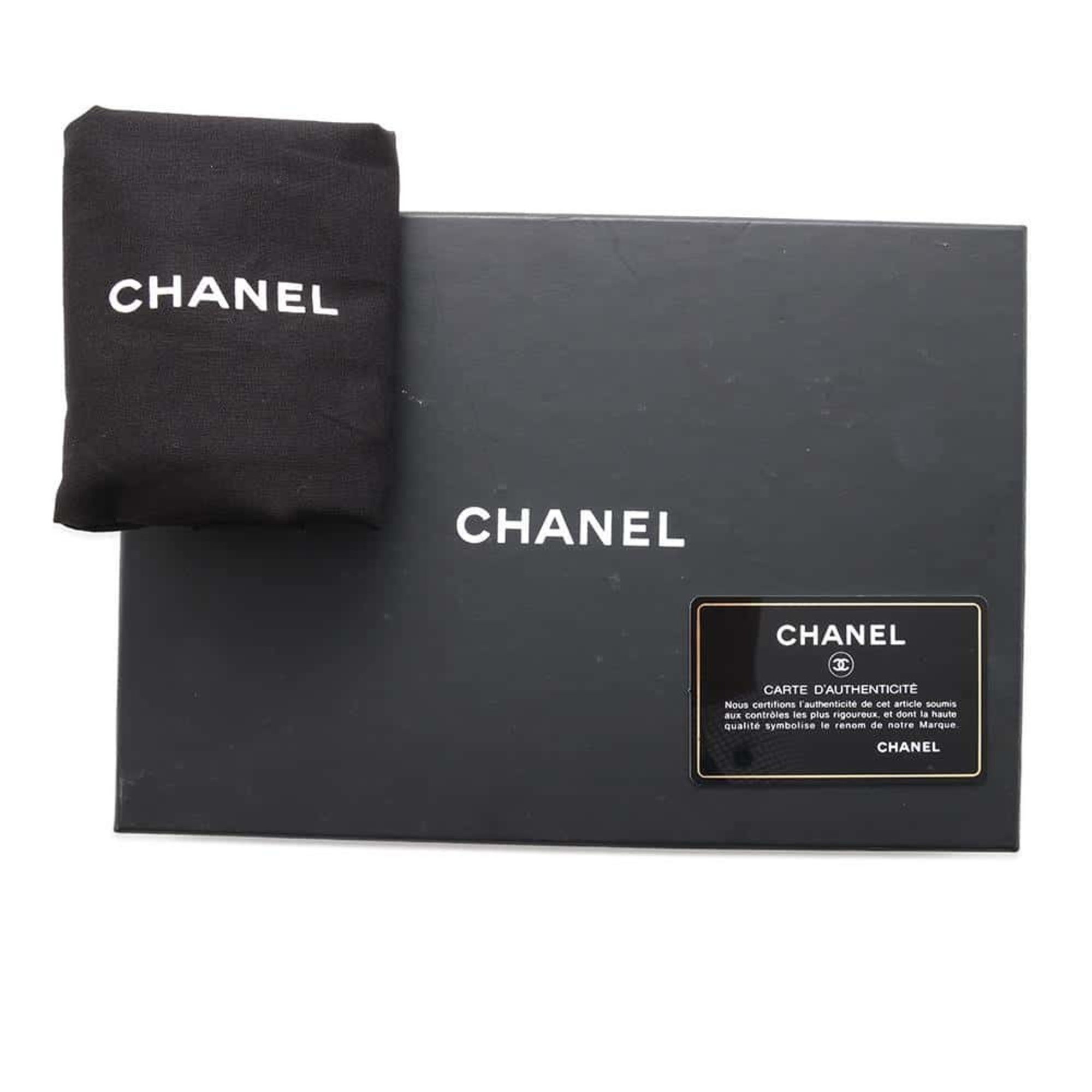 Chanel Chain Wallet Coco Mark Lambskin CHANEL