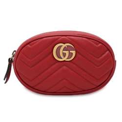 Gucci Waist Bag GG Marmont Leather Belt 476434 GUCCI Body