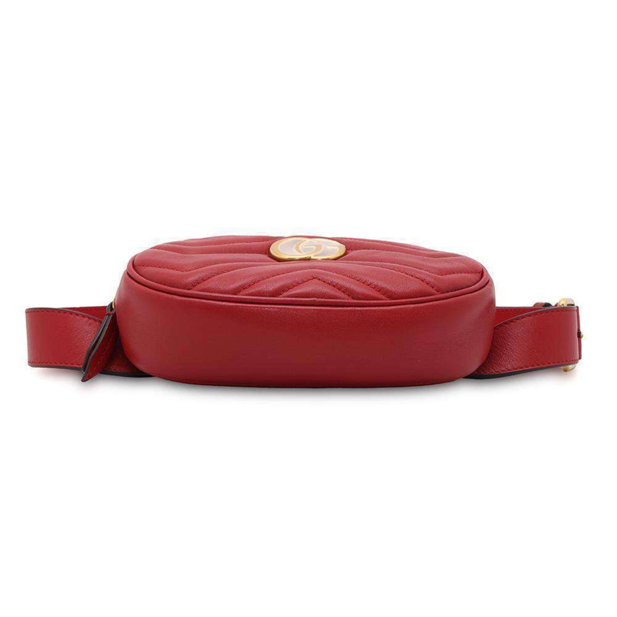 Gucci Waist Bag GG Marmont Leather Belt 476434 GUCCI Body