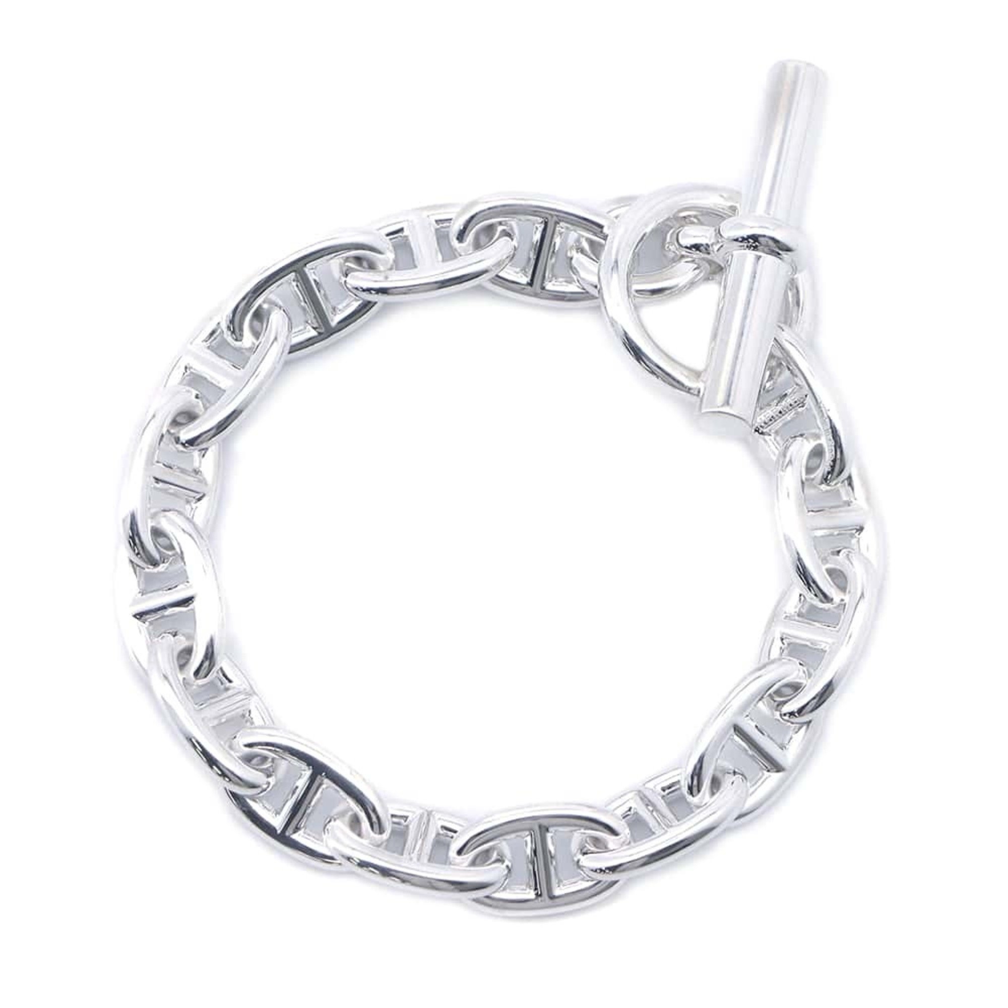 Hermes Bracelet Chaine d'Ancre MM 15 links SV925 Silver HERMES