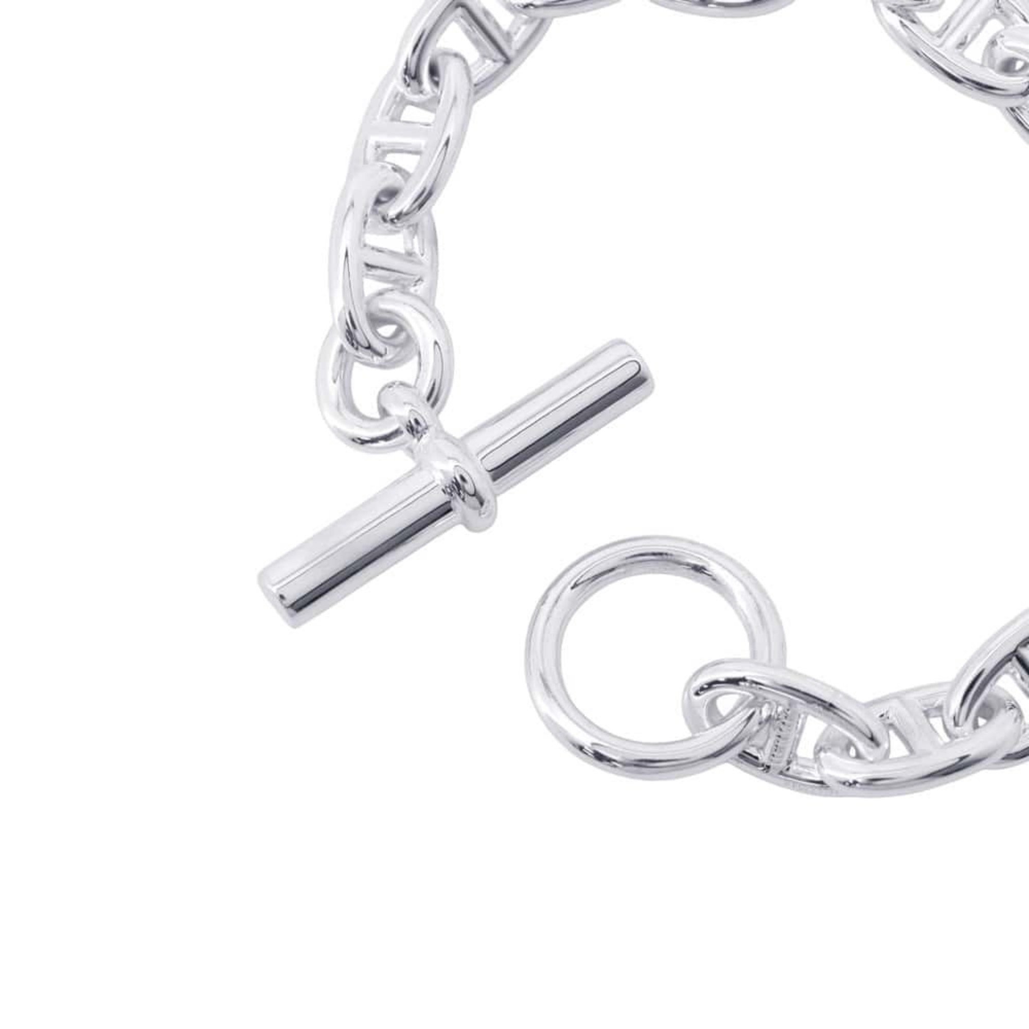 Hermes Bracelet Chaine d'Ancre MM 15 links SV925 Silver HERMES