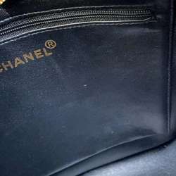 CHANEL Tote Bag Reproduction Matelasse Coco Mark Caviar Skin A01804 Black