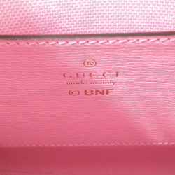 Gucci Bananya collaboration 671623 Leather 2way handbag Pink 0727GUCCI