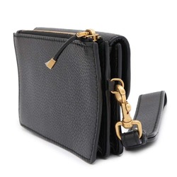 Christian Dior Clutch Bag Addict Leather Black