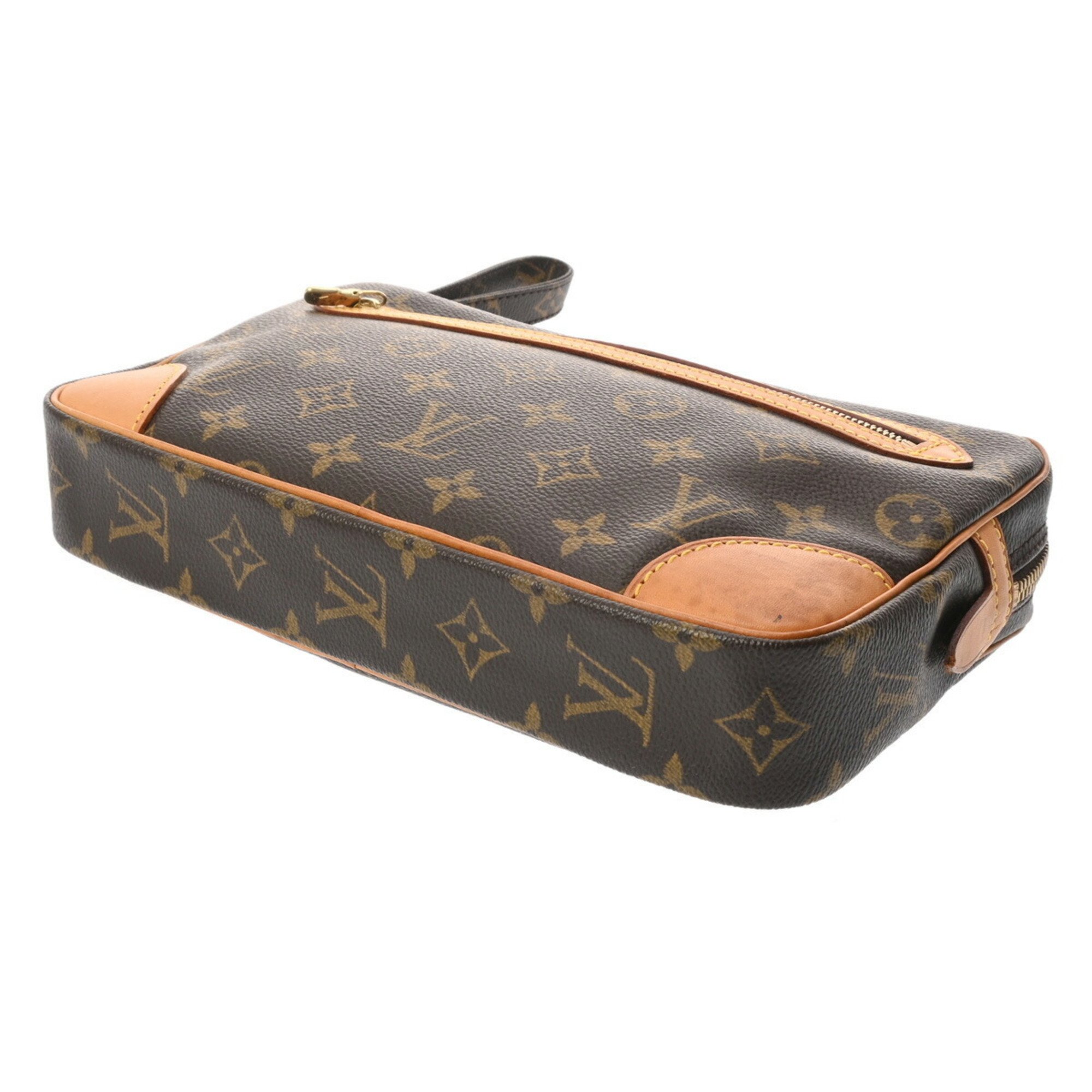 LOUIS VUITTON Louis Vuitton Monogram Marly Dragonne GM Brown M51825 Men's Canvas Second Bag