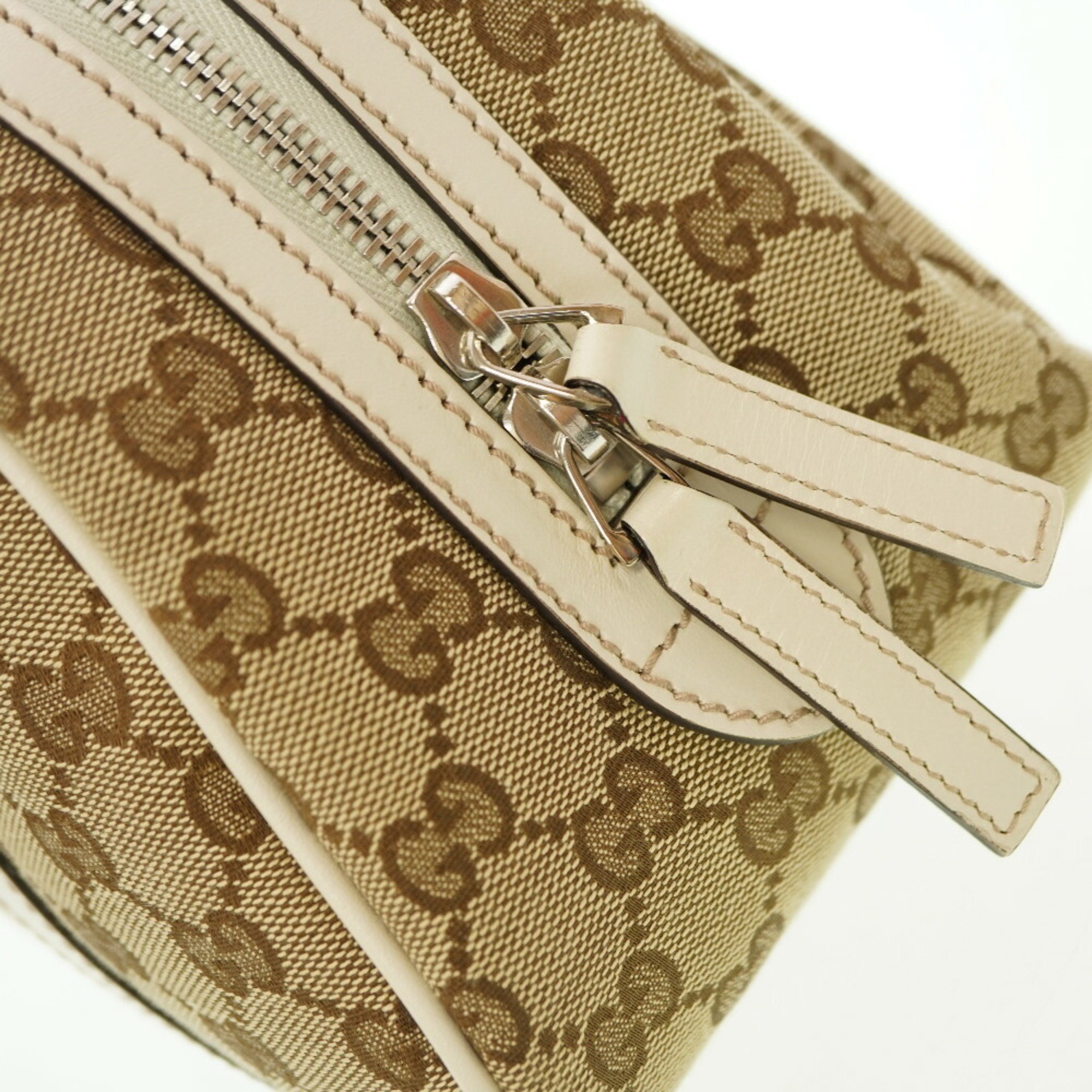 Gucci GG Twins 232958 Shoulder Bag Canvas/Leather Brown 0035GUCCI