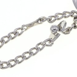 Chanel Bag Charm A25216 Silver Metal 07V 2007 Model Key Holder Ring Chain Punching CHANEL