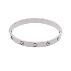 CARTIER Love Bracelet #16 Women's K18 White Gold