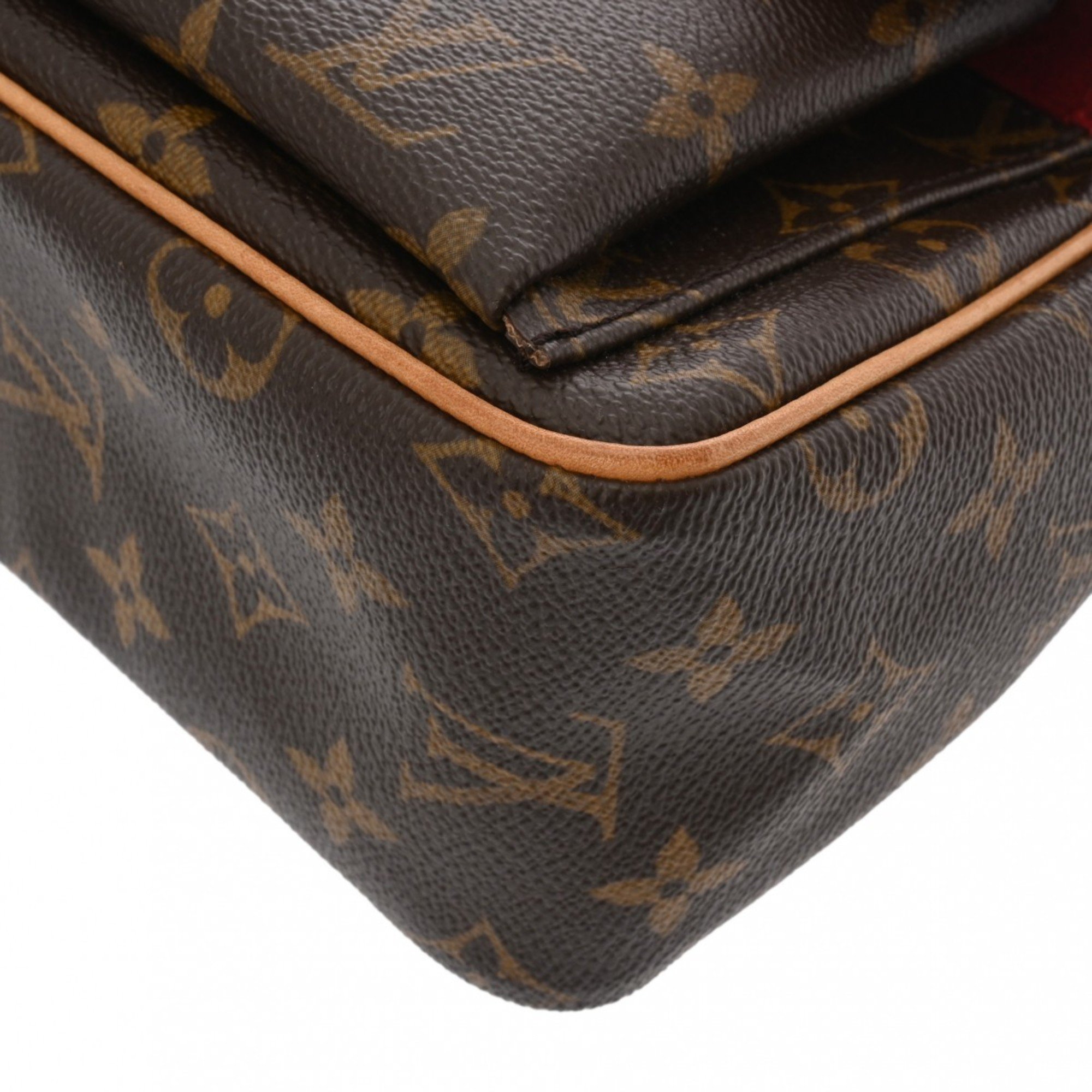 LOUIS VUITTON Louis Vuitton Monogram Vivacite PM Brown M51165 Women's Canvas Shoulder Bag