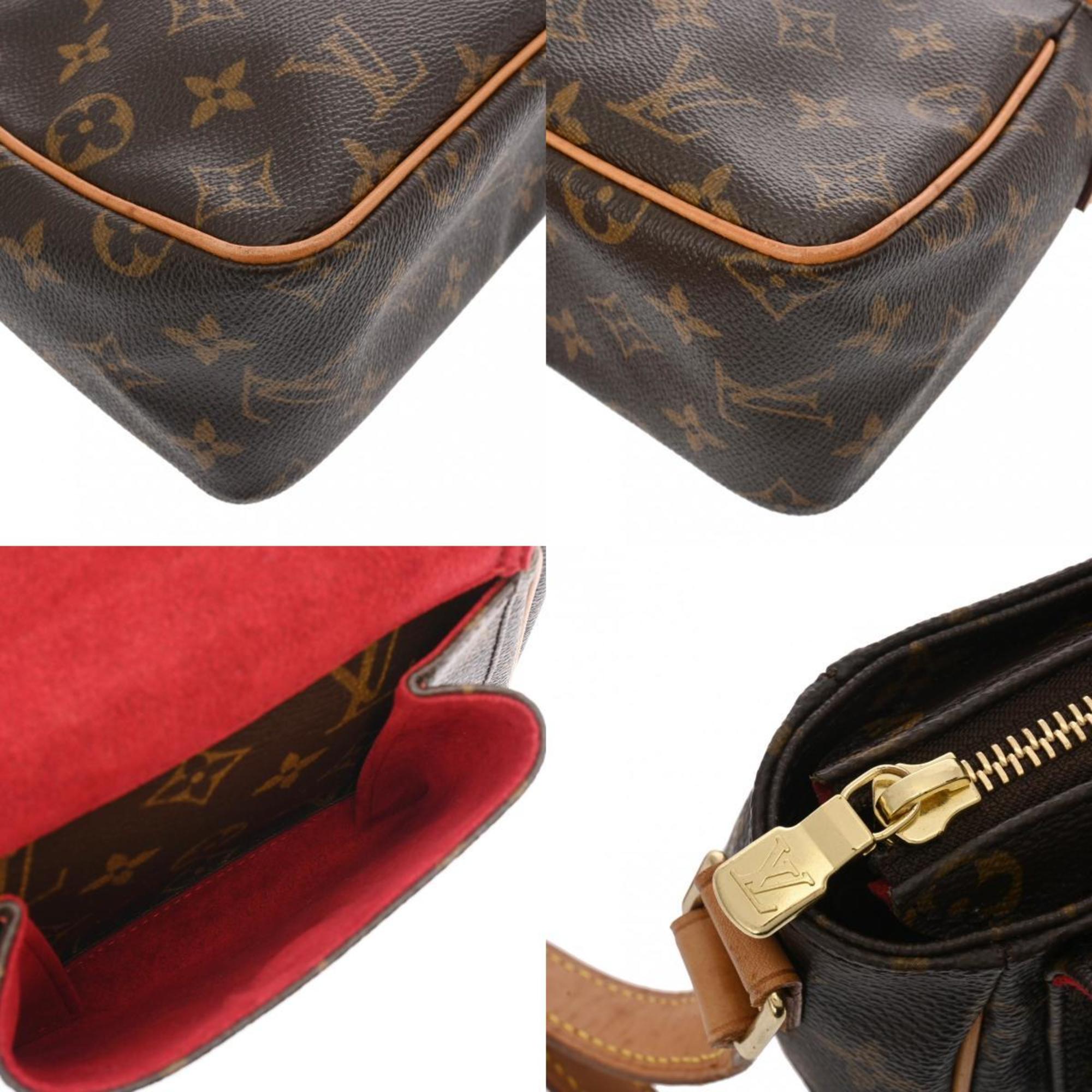 LOUIS VUITTON Louis Vuitton Monogram Vivacite PM Brown M51165 Women's Canvas Shoulder Bag