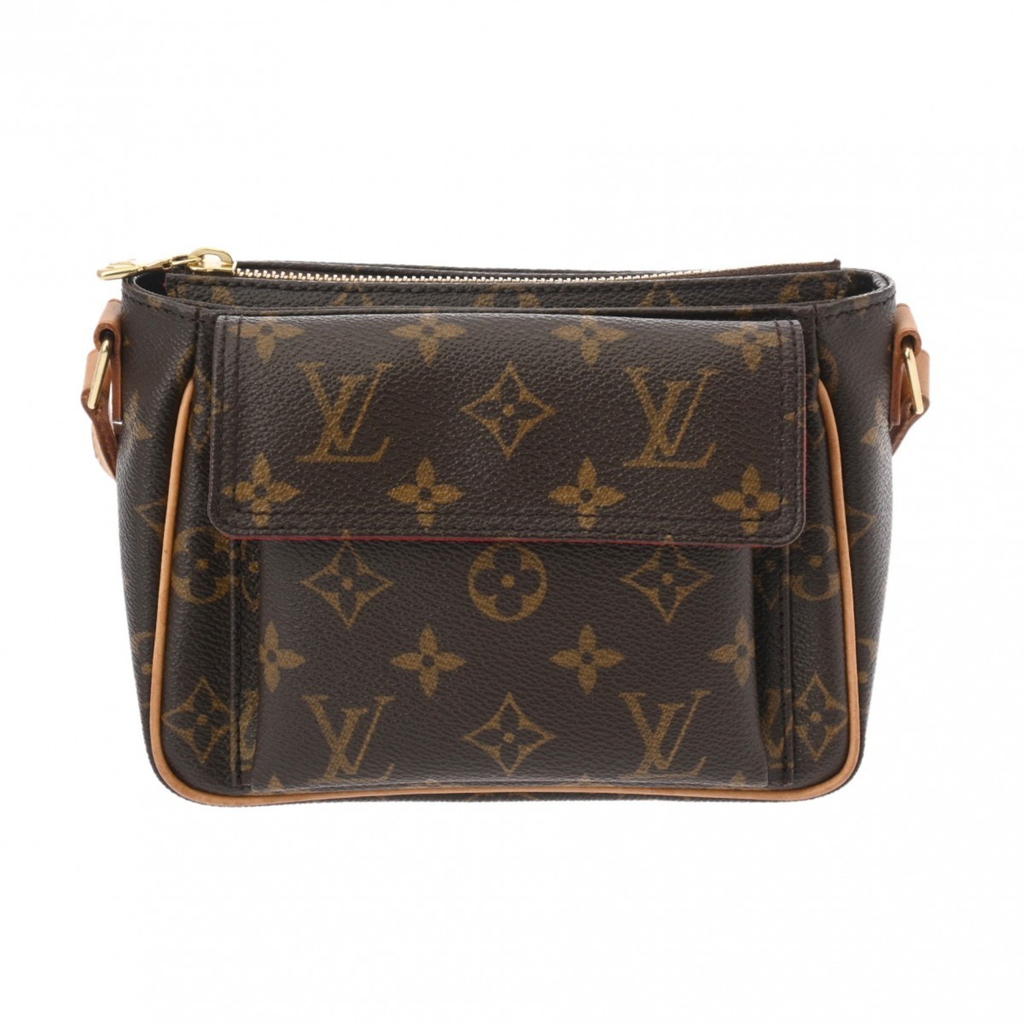 LOUIS VUITTON Louis Vuitton Monogram Vivacite PM Brown M51165 Women's Canvas Shoulder Bag