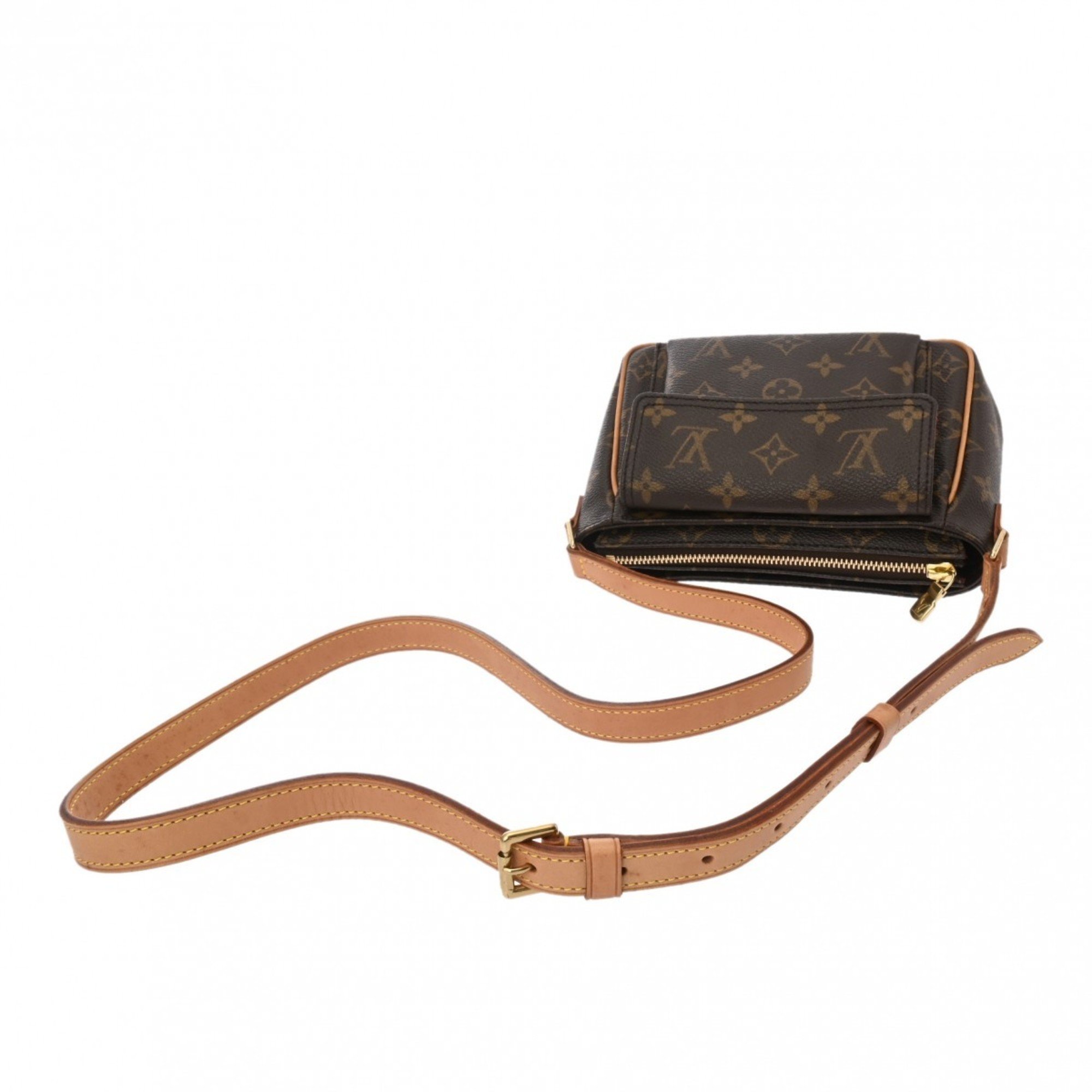 LOUIS VUITTON Louis Vuitton Monogram Vivacite PM Brown M51165 Women's Canvas Shoulder Bag