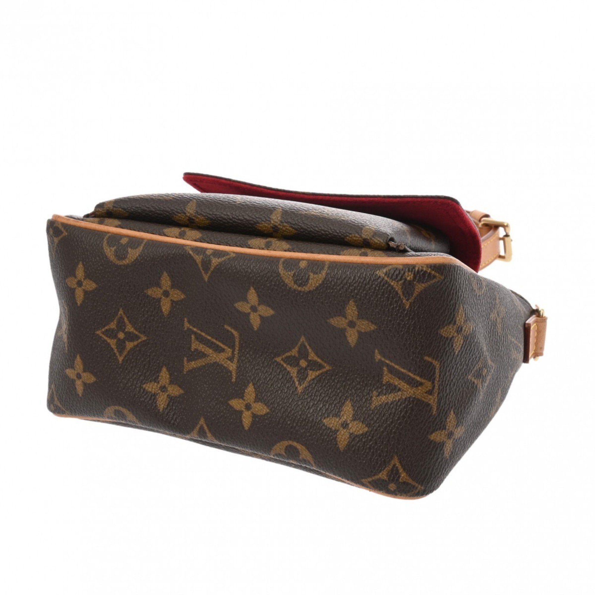 LOUIS VUITTON Louis Vuitton Monogram Vivacite PM Brown M51165 Women's Canvas Shoulder Bag