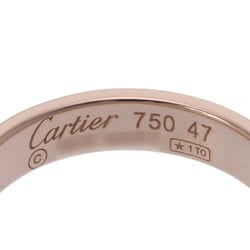 CARTIER Love Ring #47 Size 7 Women's K18 Pink Gold