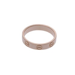 CARTIER Love Ring #47 Size 7 Women's K18 Pink Gold