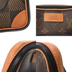 LOUIS VUITTON Louis Vuitton LV Squared Amazon Sling Bag Brown N40379 Unisex Damier Giant Body