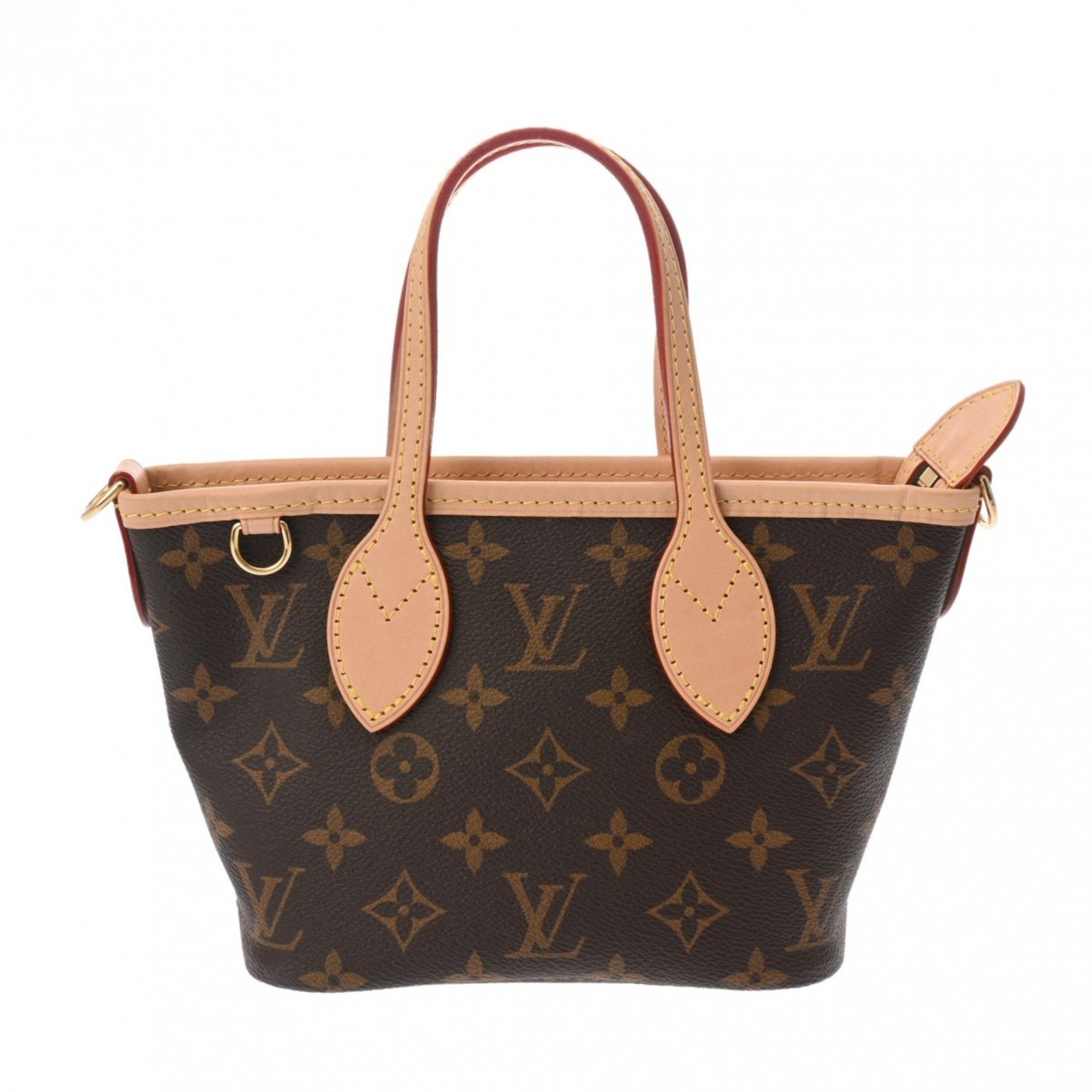 LOUIS VUITTON Louis Vuitton Monogram Neverfull BB Rose Peony M46786 Women's Canvas Handbag