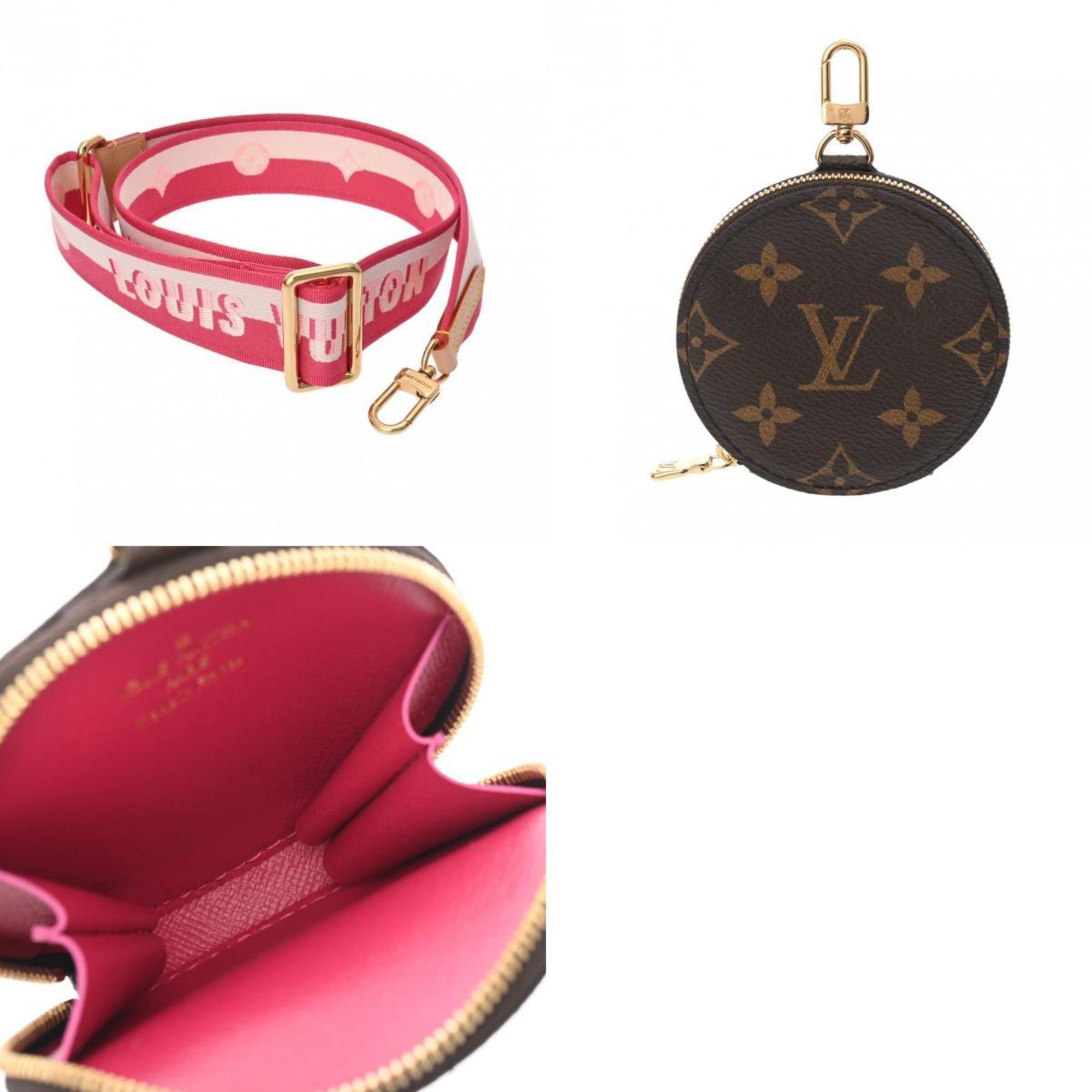 LOUIS VUITTON Louis Vuitton Monogram Neverfull BB Rose Peony M46786 Women's Canvas Handbag