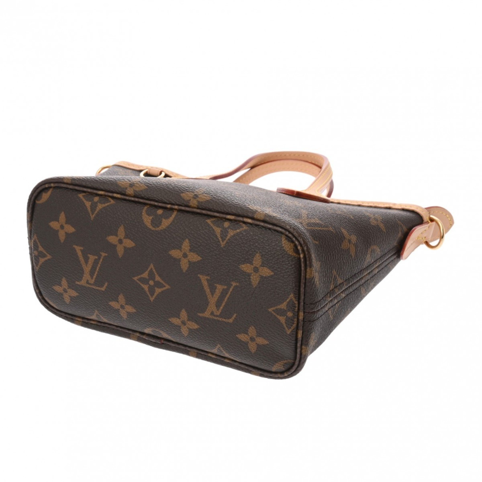 LOUIS VUITTON Louis Vuitton Monogram Neverfull BB Rose Peony M46786 Women's Canvas Handbag