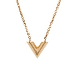 LOUIS VUITTON Essential V M61083 Women's GP Necklace