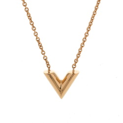 LOUIS VUITTON Essential V M61083 Women's GP Necklace