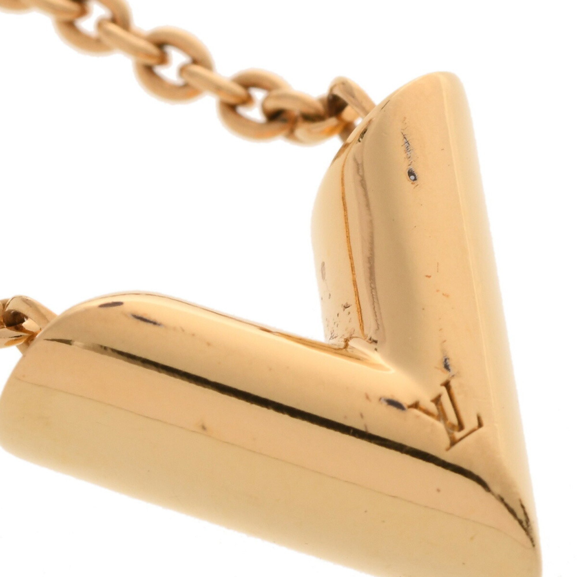 LOUIS VUITTON Essential V M61083 Women's GP Necklace