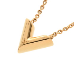 LOUIS VUITTON Essential V M61083 Women's GP Necklace