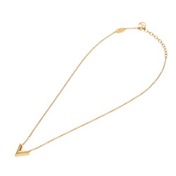 LOUIS VUITTON Essential V M61083 Women's GP Necklace