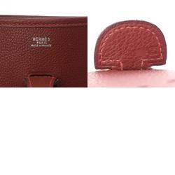 HERMES Evelyn PM Bordeaux E stamp (around 2001) Women's Togo shoulder bag