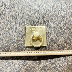 CELINE Shoulder Bag Macadam Ring Hardware Square Shape Crossbody Vintage Women's 20488351