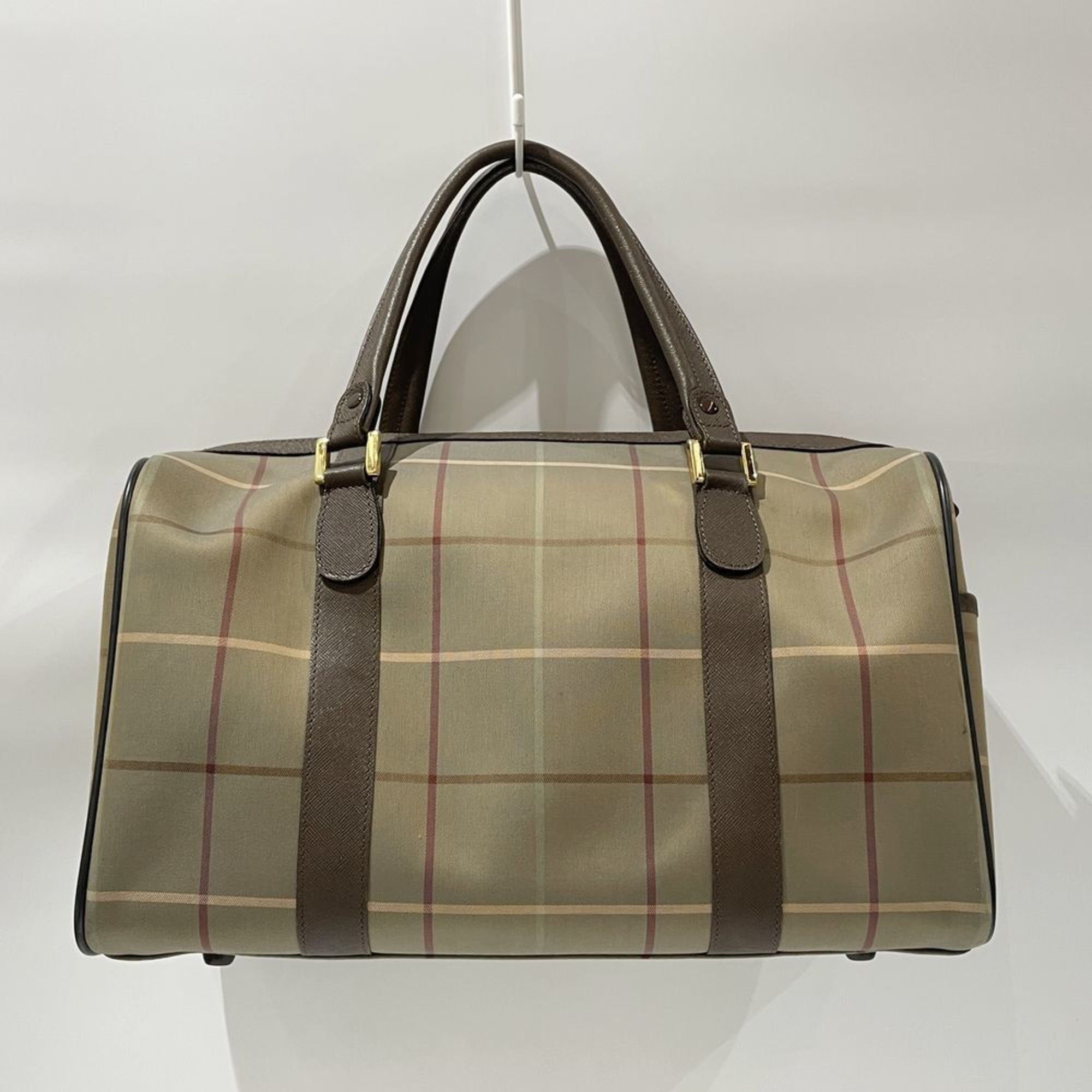 Burberrys Burberry Boston bag Check Travel Vintage Women's 20483955