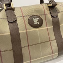 Burberrys Burberry Boston bag Check Travel Vintage Women's 20483955