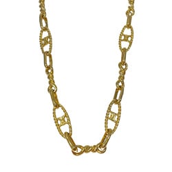 CELINE GP Necklace Macadam Chain Link Vintage Women's Gold 20482749