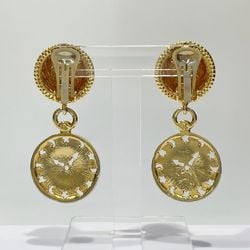 CELINE GP Earrings Star Ball Clock Watch Drop Vintage Women's Gold 20484917