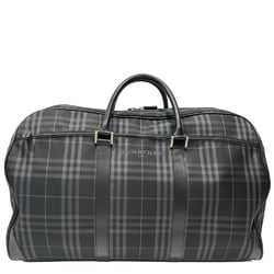 BURBERRY Boston Bag GOLF Check Pattern Women's Black 20477154