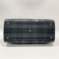 BURBERRY Boston Bag GOLF Check Pattern Women's Black 20477154