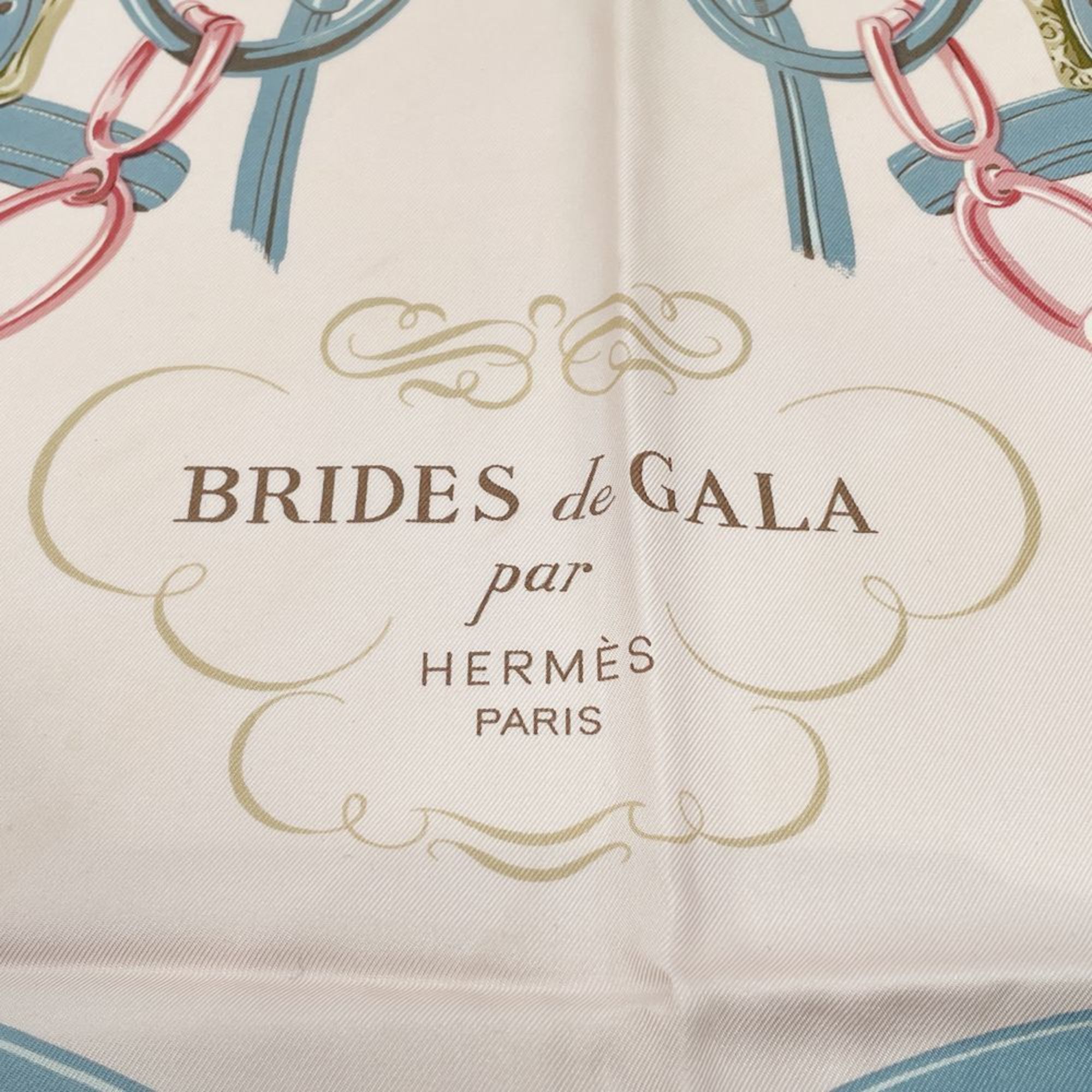 HERMES Hermes Scarf Carré 90 BRIDES DE GALA Bride de Gala Horse Tack Classic Popular Men's Women's Pink 20491355