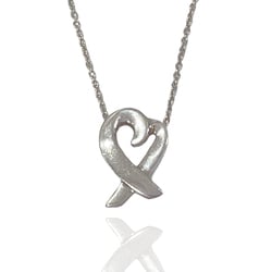 TIFFANY&Co. Tiffany Silver 925 Necklace Loving Heart Women's 20481895