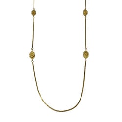 GIVENCHY GP Necklace G Logo Chain Long Vintage Women's Gold 20482751