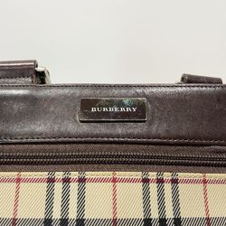 BURBERRY Burberry Shoulder Bag Logo Check Mini Crossbody Women's Beige x Brown 20498614