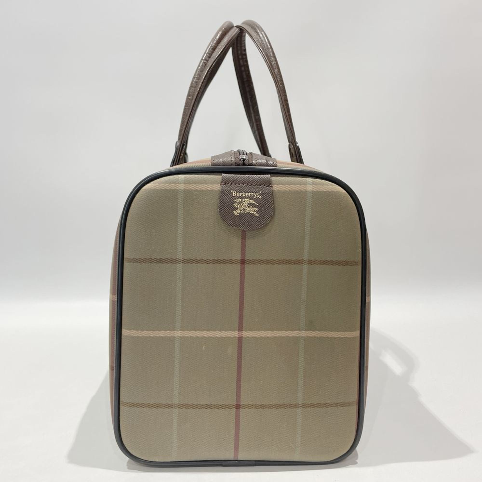 Burberrys Boston bag, logo check, travel vintage, women's, 20488369