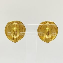 Givenchy GP Earrings, Pull, Sealing Stamp, Matte Texture, Vintage, Women's, Gold, 20496710