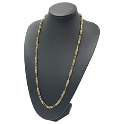 GIVENCHY GP Necklace Chain Link Long Vintage Women's Black 20484036