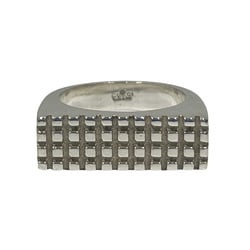 GUCCI Gucci Silver 925 Ring Vintage Signet Flat Women's 20485619