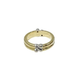 TIFFANY&Co. Tiffany K18YG K18WG Ring Signature 2P Diamond Ladies Gold 20485632