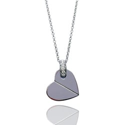 PIAGET K18WG Necklace Juliet Heart Diamond Women's Silver 20480934