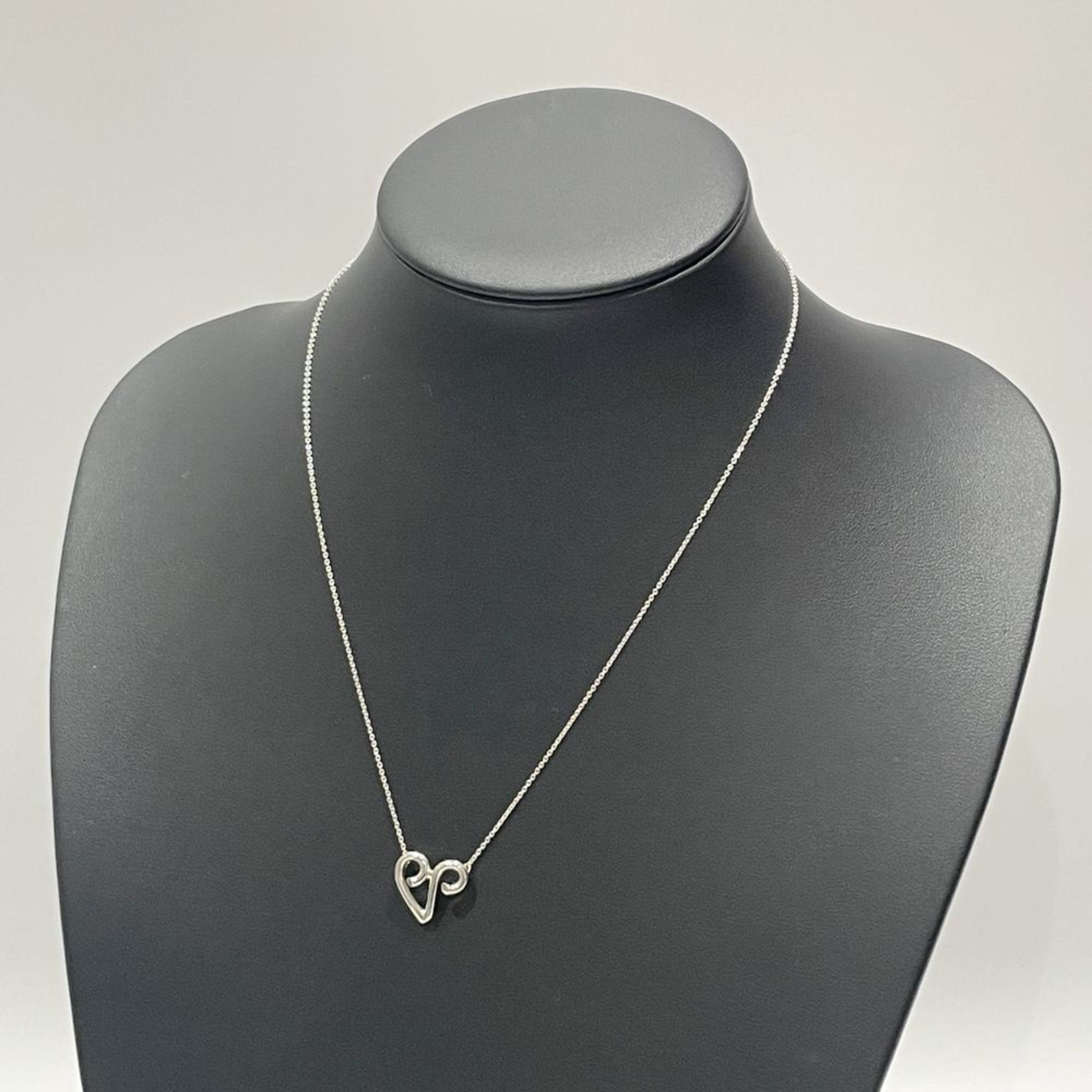 TIFFANY&Co. Tiffany Silver 925 Necklace Paloma Picasso Aries Women's 20479875