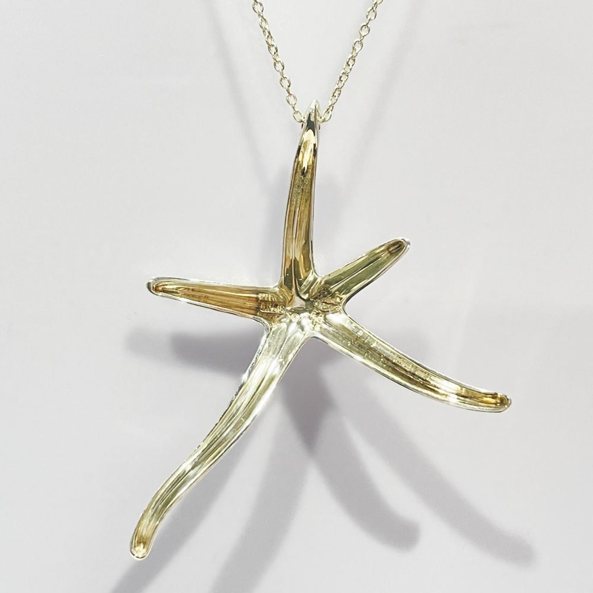 TIFFANY&Co. Tiffany Silver 925 Necklace Rare Starfish Large Women's 20478704