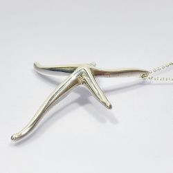 TIFFANY&Co. Tiffany Silver 925 Necklace Rare Starfish Large Women's 20478704