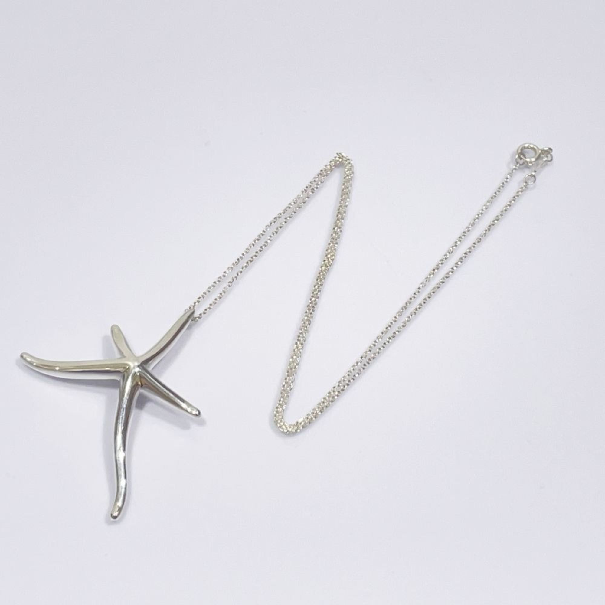 TIFFANY&Co. Tiffany Silver 925 Necklace Rare Starfish Large Women's 20478704